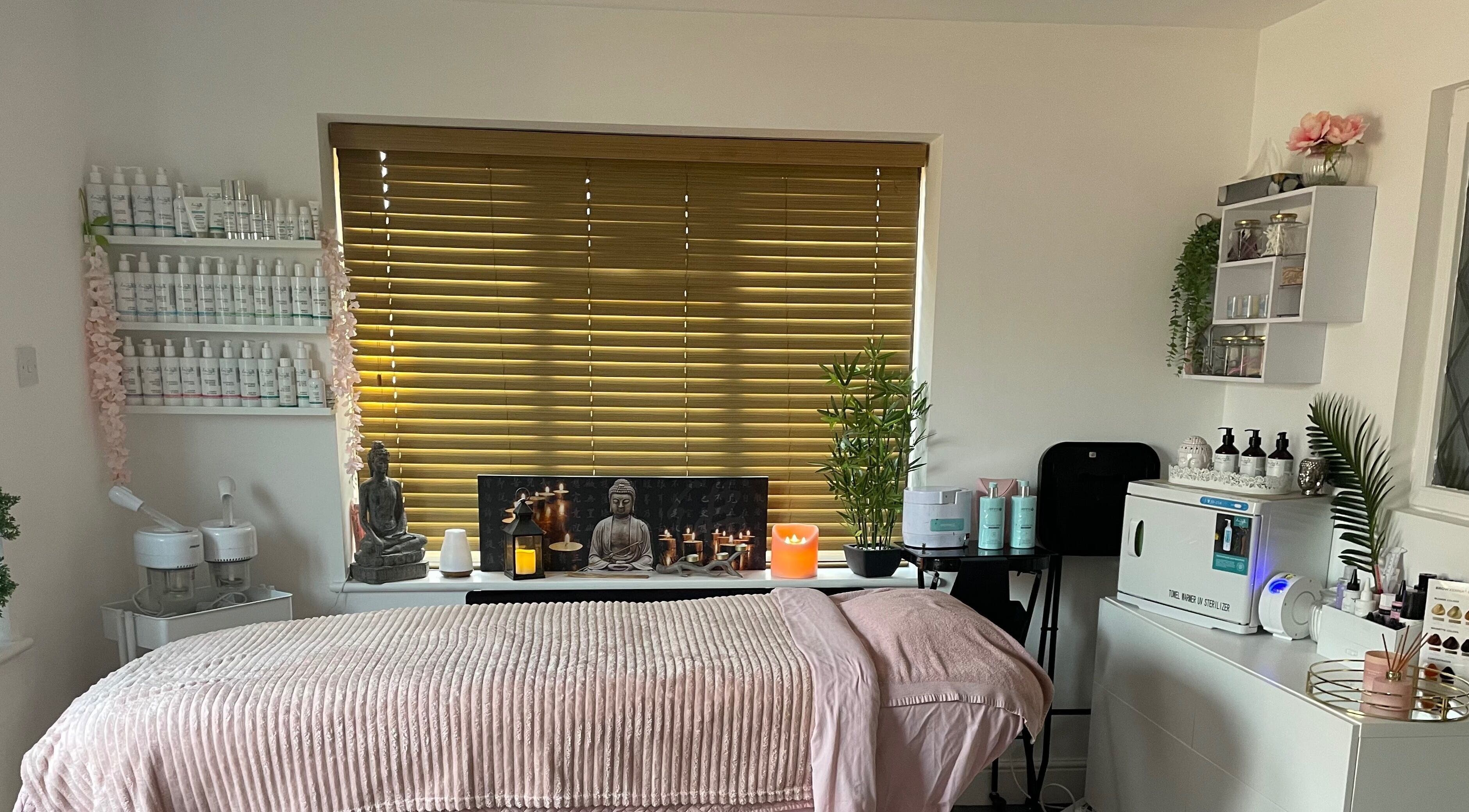 Serene treatment room at Beautify Salon and Training Academy in Broadstairs, England, GB.