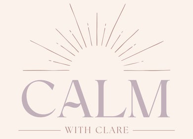 CALM with Clare logo featuring sun rays, located in Connah's Quay, Wales, GB.