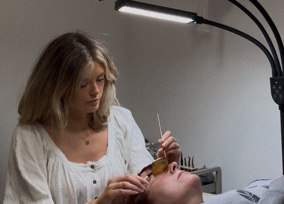 Professional facial treatment at H L Beauty, Leeds, England, GB, enhancing relaxation and wellness.