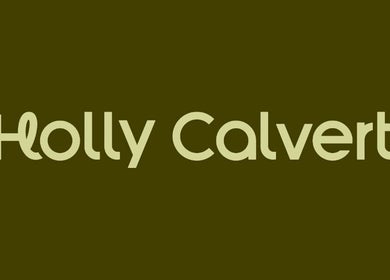 Elegant logo featuring 'Holly Calvert' representing HC Sports Massage in Bailrigg, England, GB.