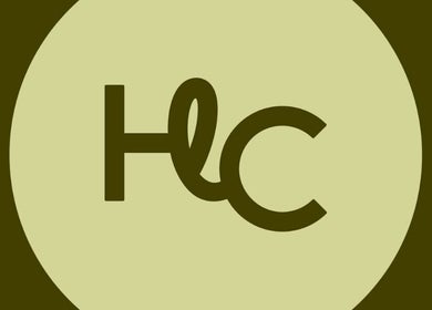 Elegant HC Sports Massage logo in earthy tones, Bailrigg, England, GB.