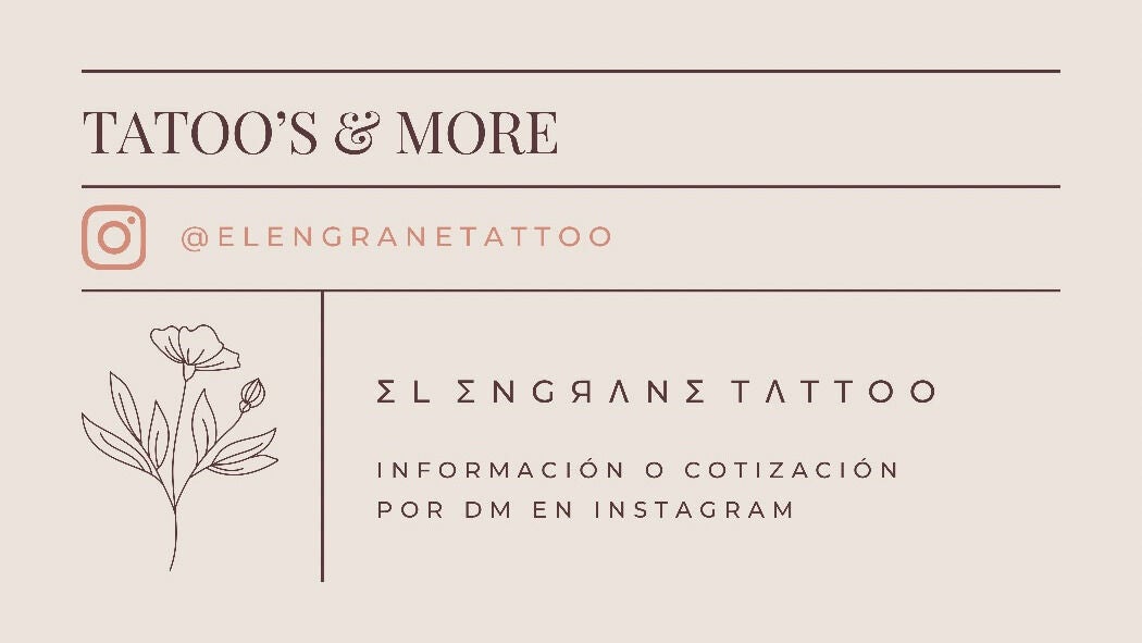 El Engrane Tattoo - 1