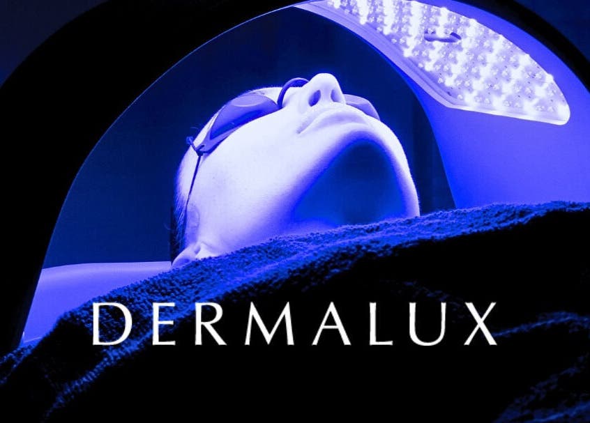 A relaxing LED facial treatment at Beauty Lab, Drogheda, IE. A serene experience promoting skin rejuvenation.