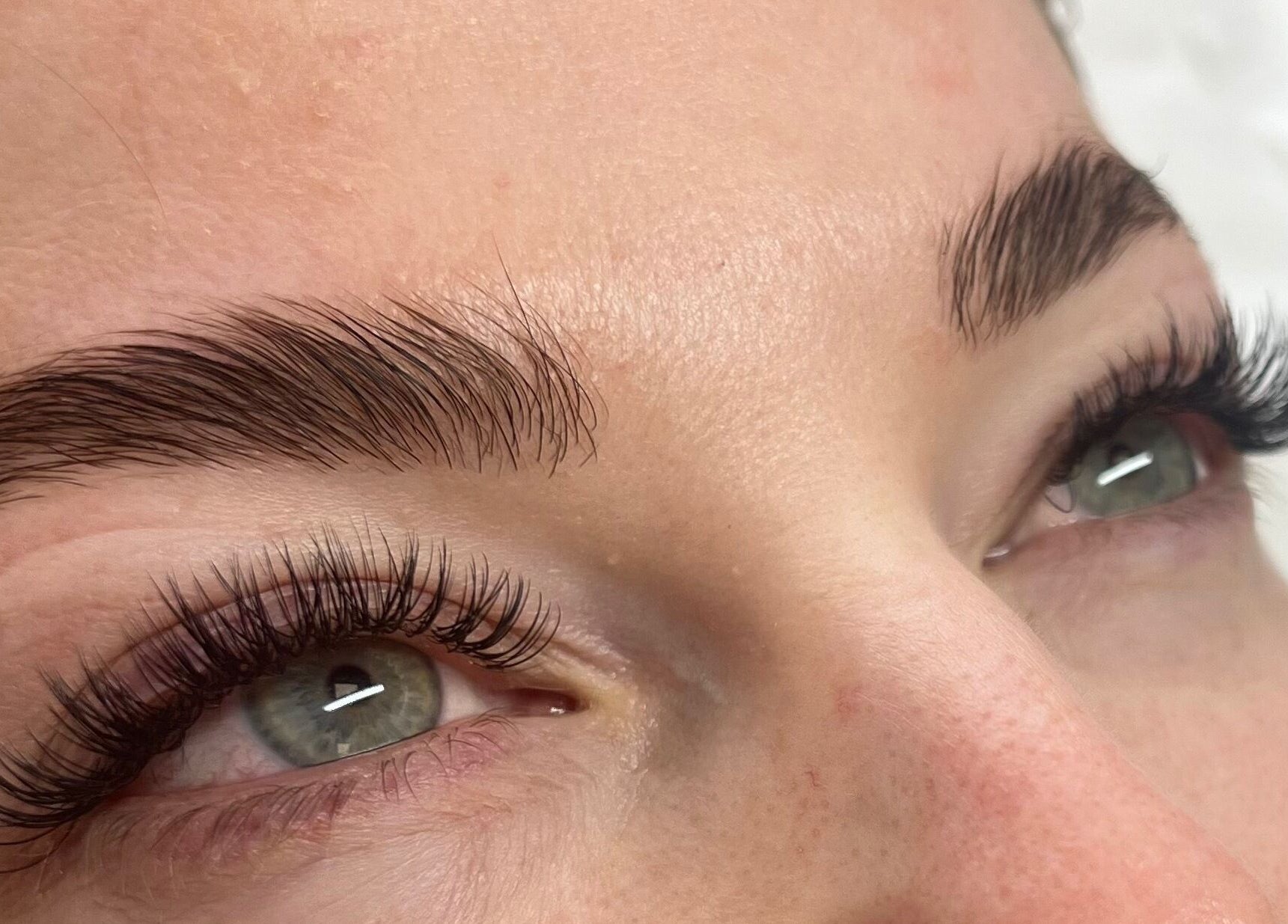 Close-up of expertly done lashes at Beauty Lab, Drogheda, IE. Enhancing beauty with precision.