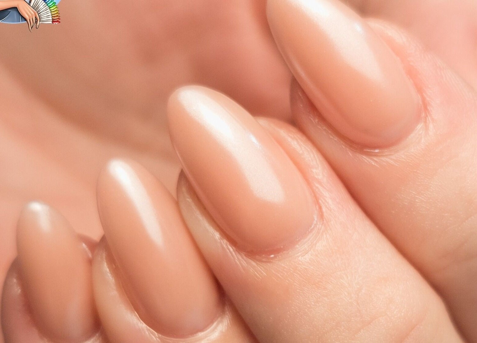 Elegant glossy nude nails at KMC Nail Studio, Wanneroo, Western Australia, AU.