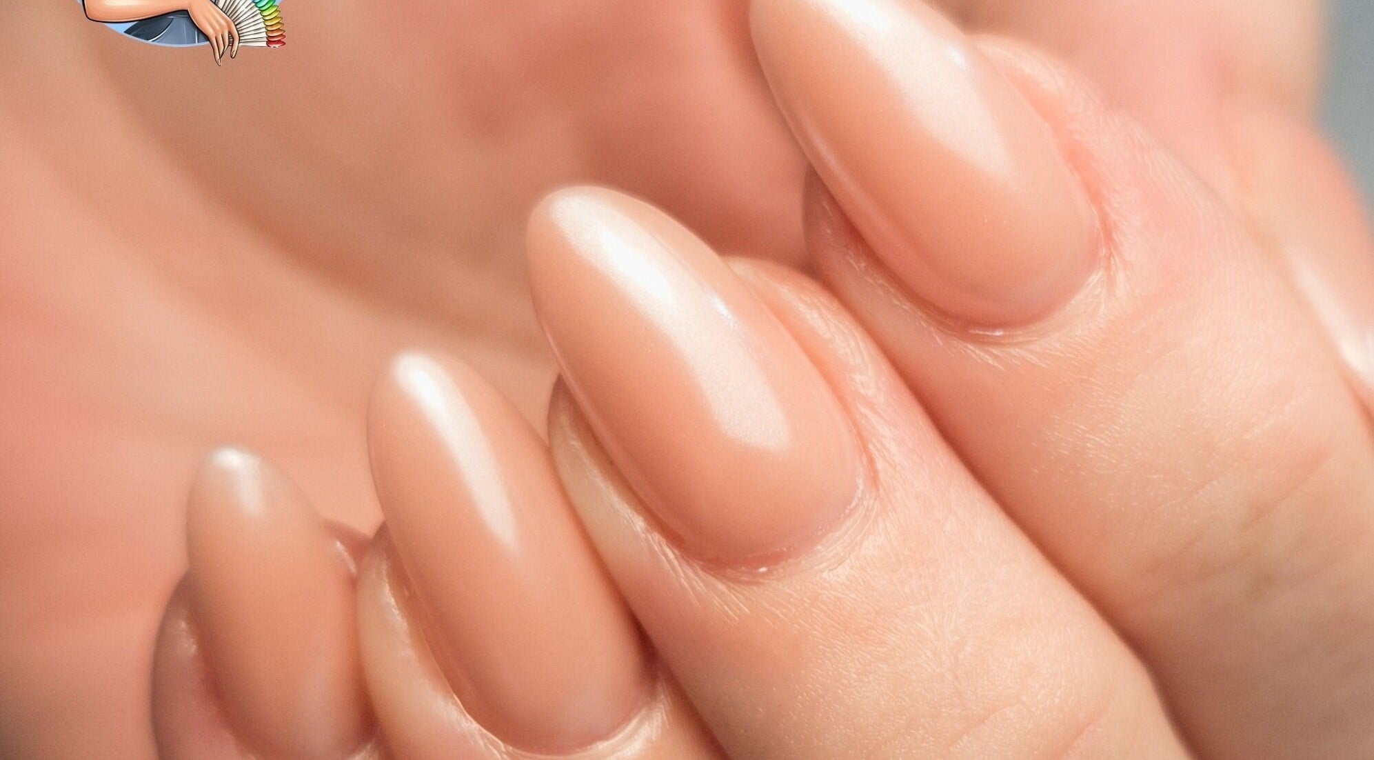 Elegant glossy nude nails at KMC Nail Studio, Wanneroo, Western Australia, AU.