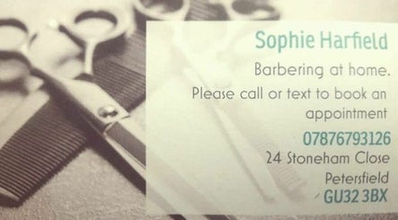 Sophie Harfield Barbering At Home