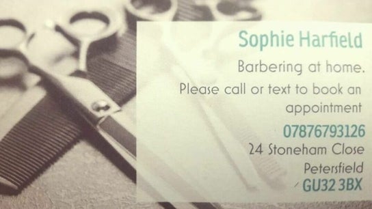 Sophie Harfield Barbering At Home