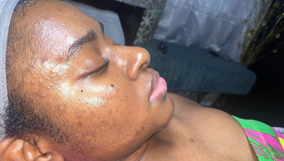 Facial treatment at Clinical Skin Care, Gasparillo, Couva-Tabaquite-Talparo Regional Corporation, TT.