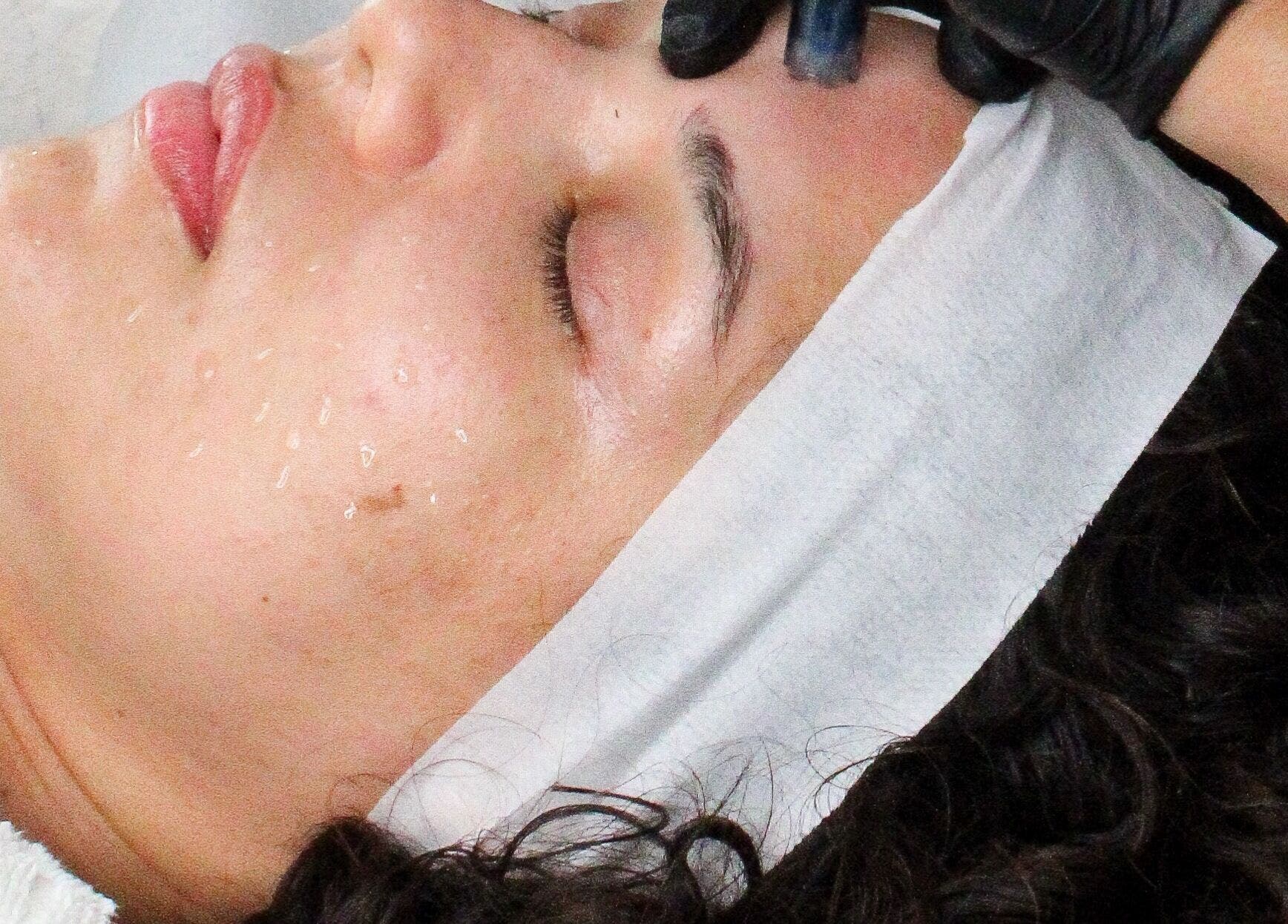 Relaxing facial treatment at The Beauty Clinic, Bedford, England, GB, promoting smooth, rejuvenated skin.