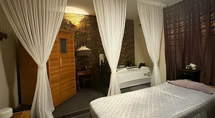 Luxurious spa room at Tulip Spa and Beauty Seri Iskandar, Seri Iskandar, Perak, MY with elegant decor.