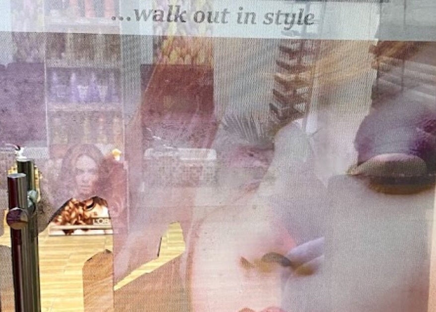 Entrance of Studio Strands in Lagos, Lagos, NG with stylish decor and products displayed.