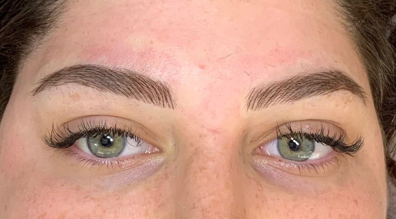Stunning lash lift and brow shaping at Talent Lashes in Johannesburg, Gauteng, ZA.