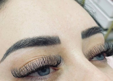 Flawless eyelash extensions at Mediskin - Liverpool in Prescot, England, GB, showcasing stunning volume and length.