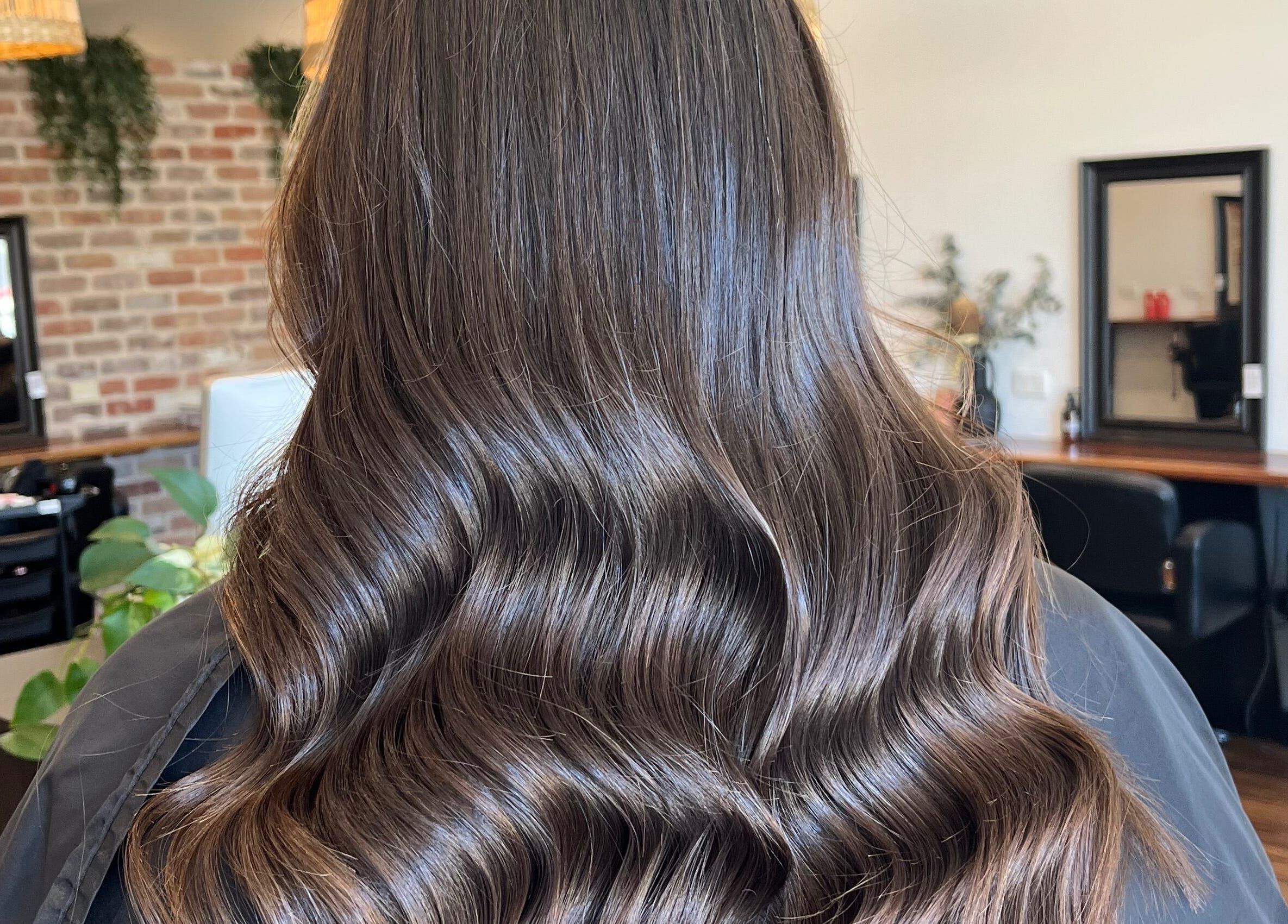 Lush wavy hairstyle at BROW’D beauty & co, Redbank Plains, Queensland, AU.