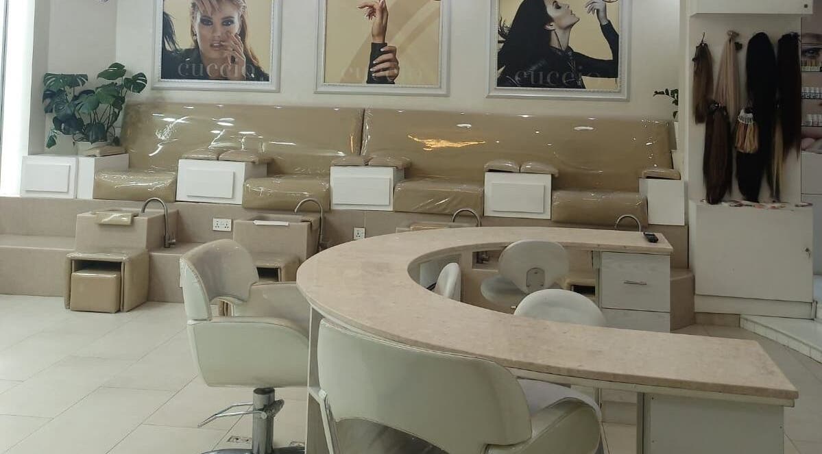 Luxurious pedicure station at House of Nails, Dubai Fairmont, AE. Perfect for a relaxing beauty experience.