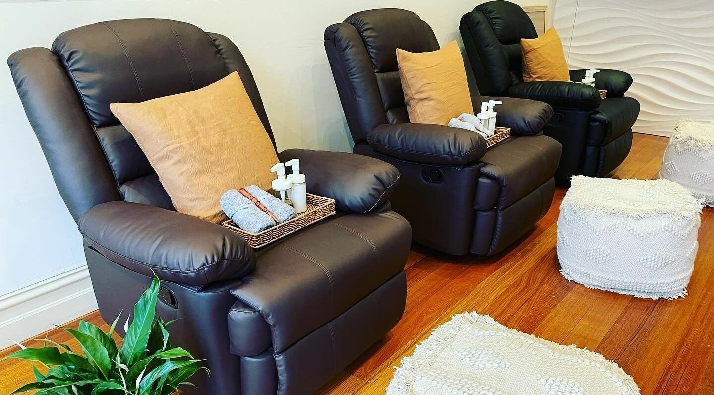 Cozy massage chairs at ForRest Thai Massage and Spa, Melbourne, Victoria, AU, offering ultimate relaxation.