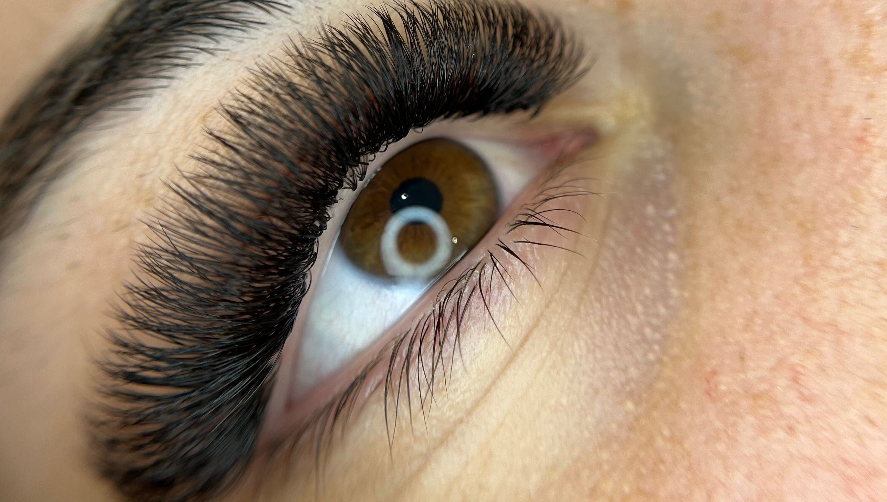 Close-up of expertly applied lashes at Azure Lashes and Beauty, Paradise, South Australia, AU.