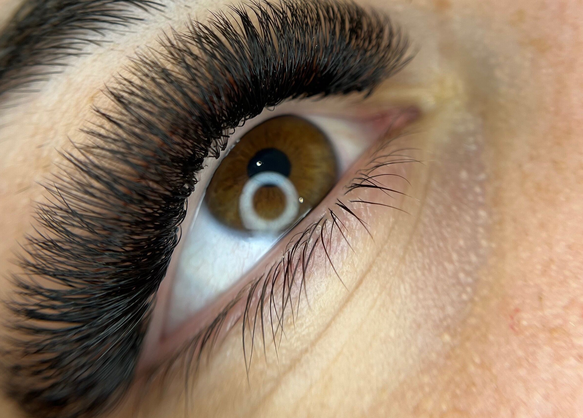 Close-up of expertly applied lashes at Azure Lashes and Beauty, Paradise, South Australia, AU.