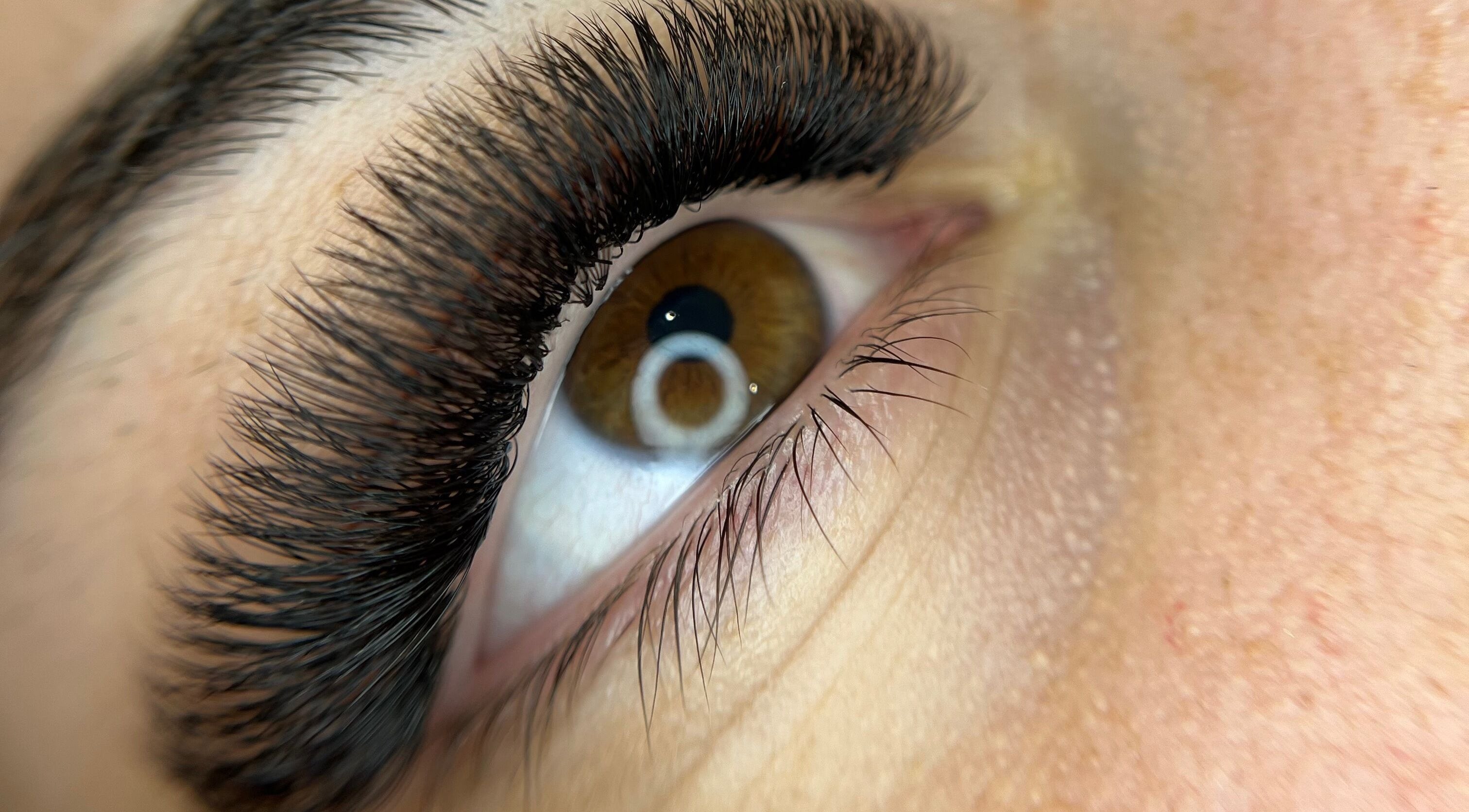 Close-up of expertly applied lashes at Azure Lashes and Beauty, Paradise, South Australia, AU.