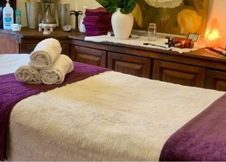 Relaxing massage setup at Andy Massage Therapist, Kempton Park, Gauteng, ZA with plush towels and soothing decor.