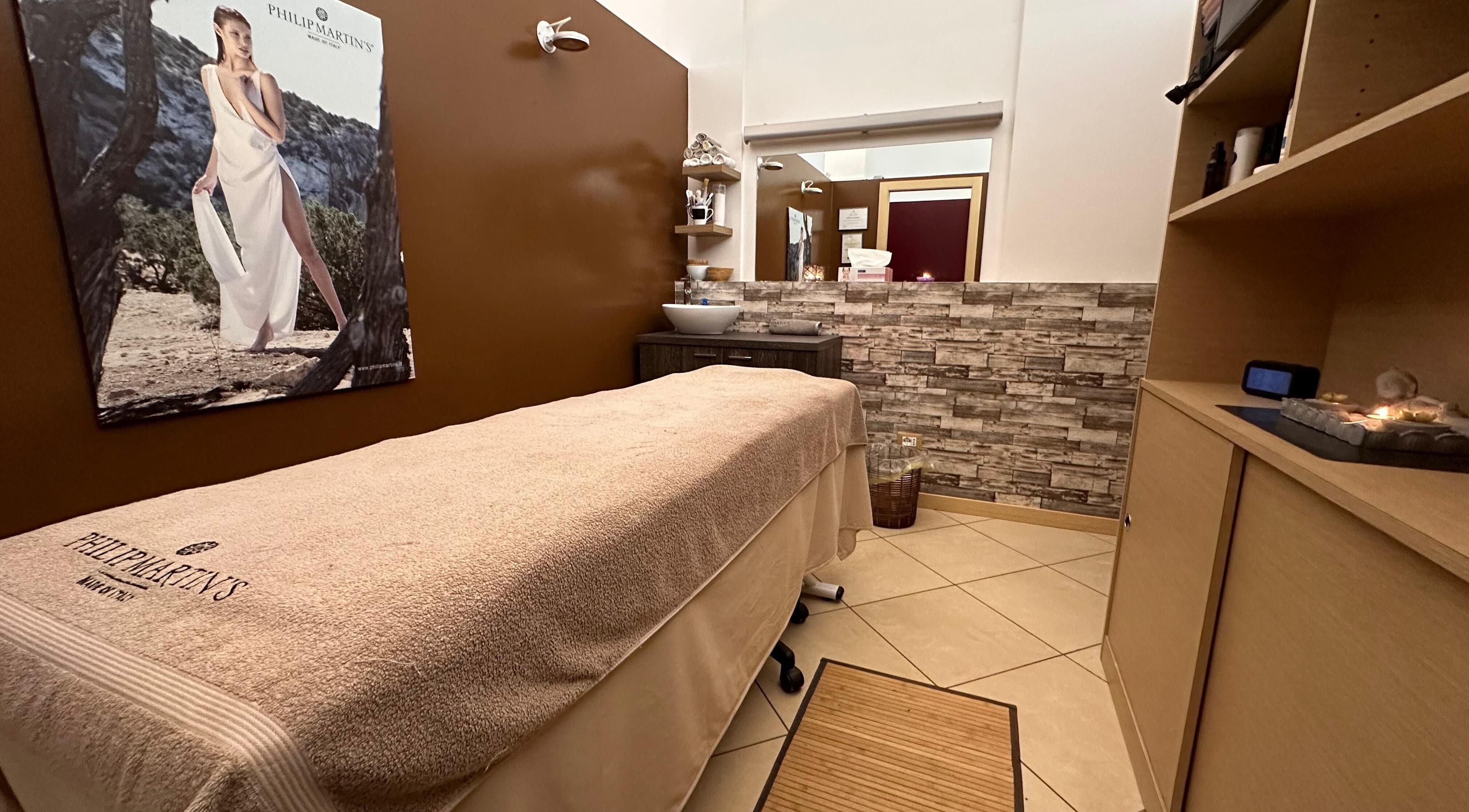 Sala trattamenti rilassante presso Salone Centrale Beauty MONTEGROTTO TERME a Montegrotto Terme, Veneto, IT.