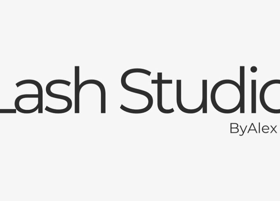 Lash & Brow Studio, ByAlex logo in Loughton, England, GB showcases modern aesthetic branding.