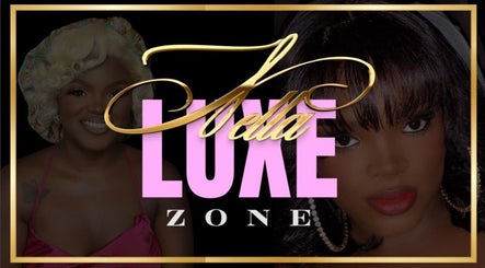 Nella Luxe Zone logo showcasing luxurious beauty services. Located in Georgetown, Demerara-Mahaica, GY.