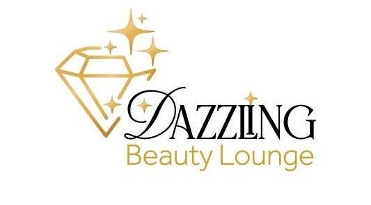 Dazzling Beauty Lounge logo with a gold diamond in Montgomery, Illinois, US.