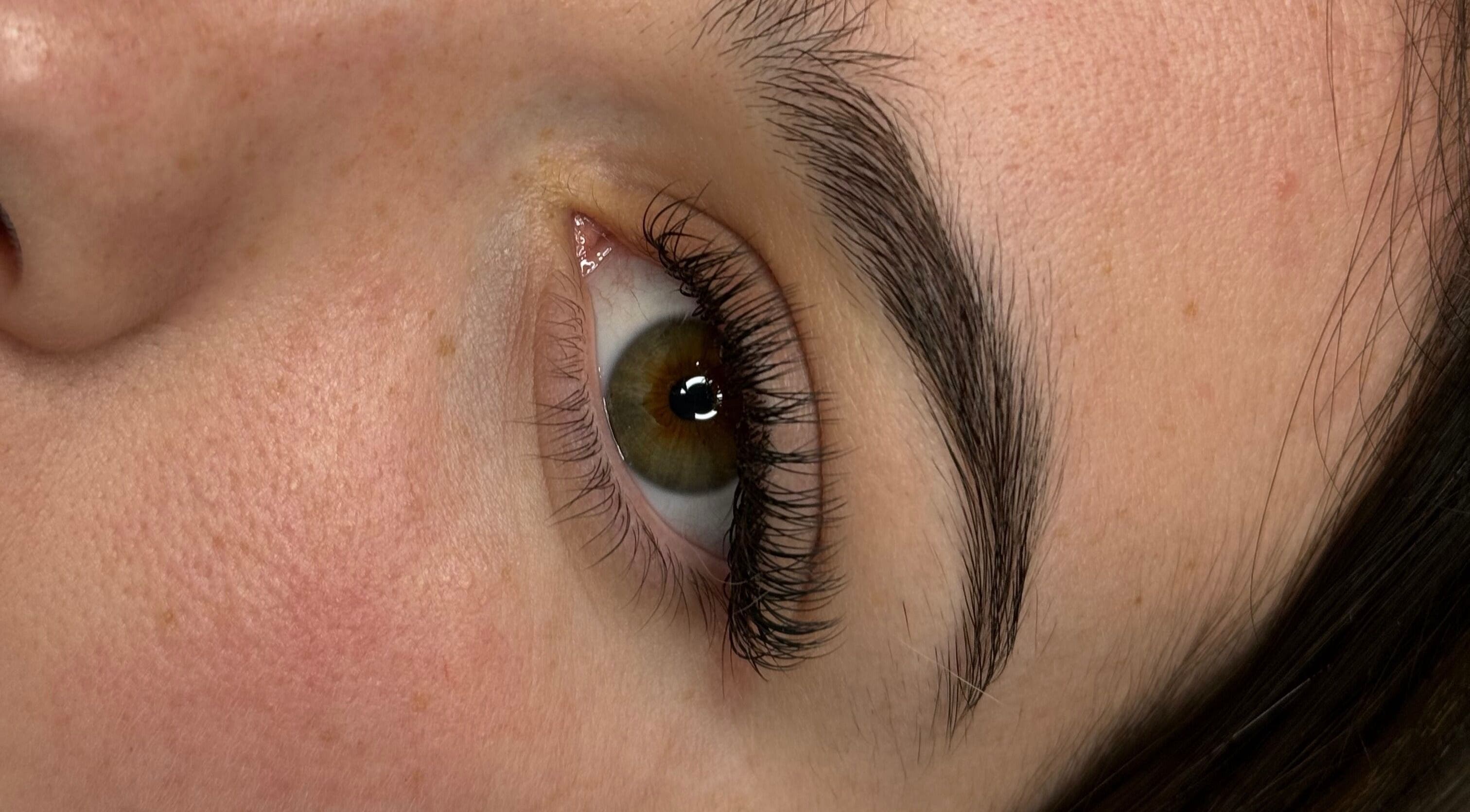 Close-up of beautifully styled eyelash at Lashes by Claudz, Roodepoort, Gauteng, ZA, showcasing elegant enhancement.