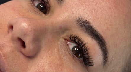Close-up of expertly applied eyelash extensions at Lashes by Claudz, Roodepoort, Gauteng, ZA.