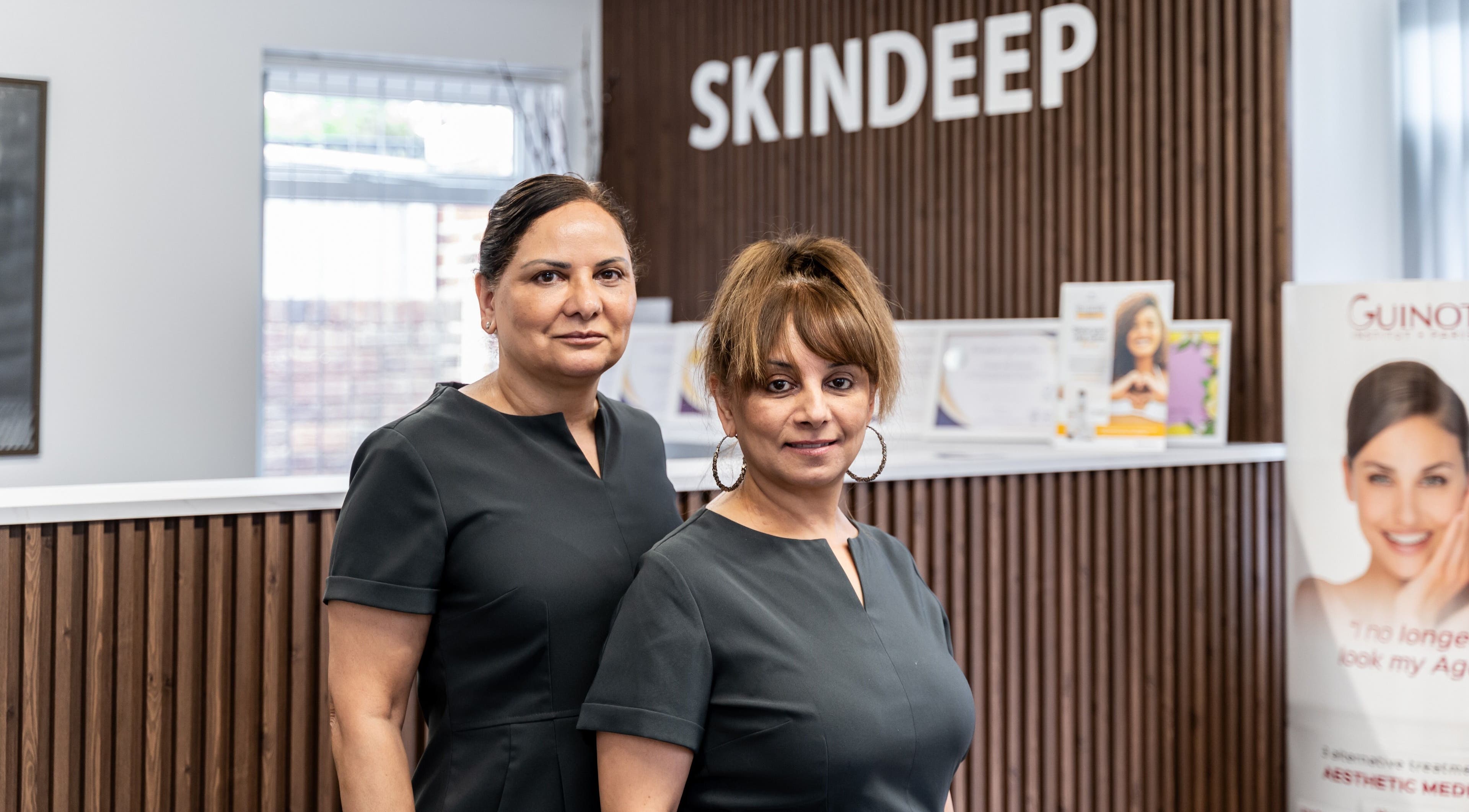 Staff at Skindeep Laser & Beauty in Coventry, England, GB ready to assist clients.