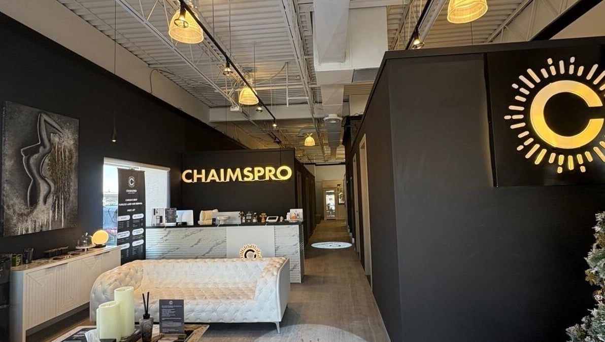 Elegant interior of ChaimsPro Medical Aesthetics - Pickering, located in Pickering, Ontario, CA, with chic decor.