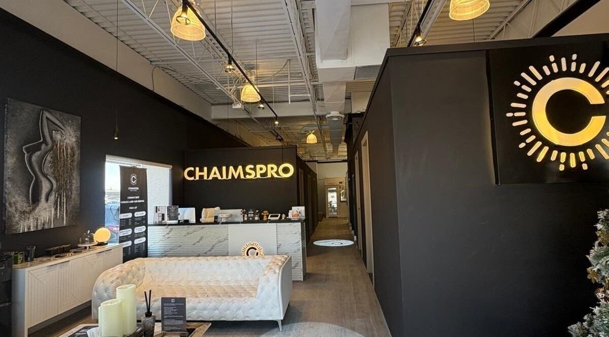 Elegant interior of ChaimsPro Medical Aesthetics - Pickering, located in Pickering, Ontario, CA, with chic decor.