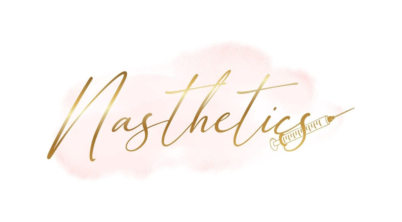 Nasthetics logo with syringe, Portsmouth, England, GB background.