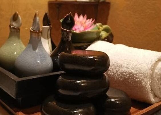 Relaxing spa setup at Suwanwara Massage & Healing Centre in Crows Nest, New South Wales, AU.