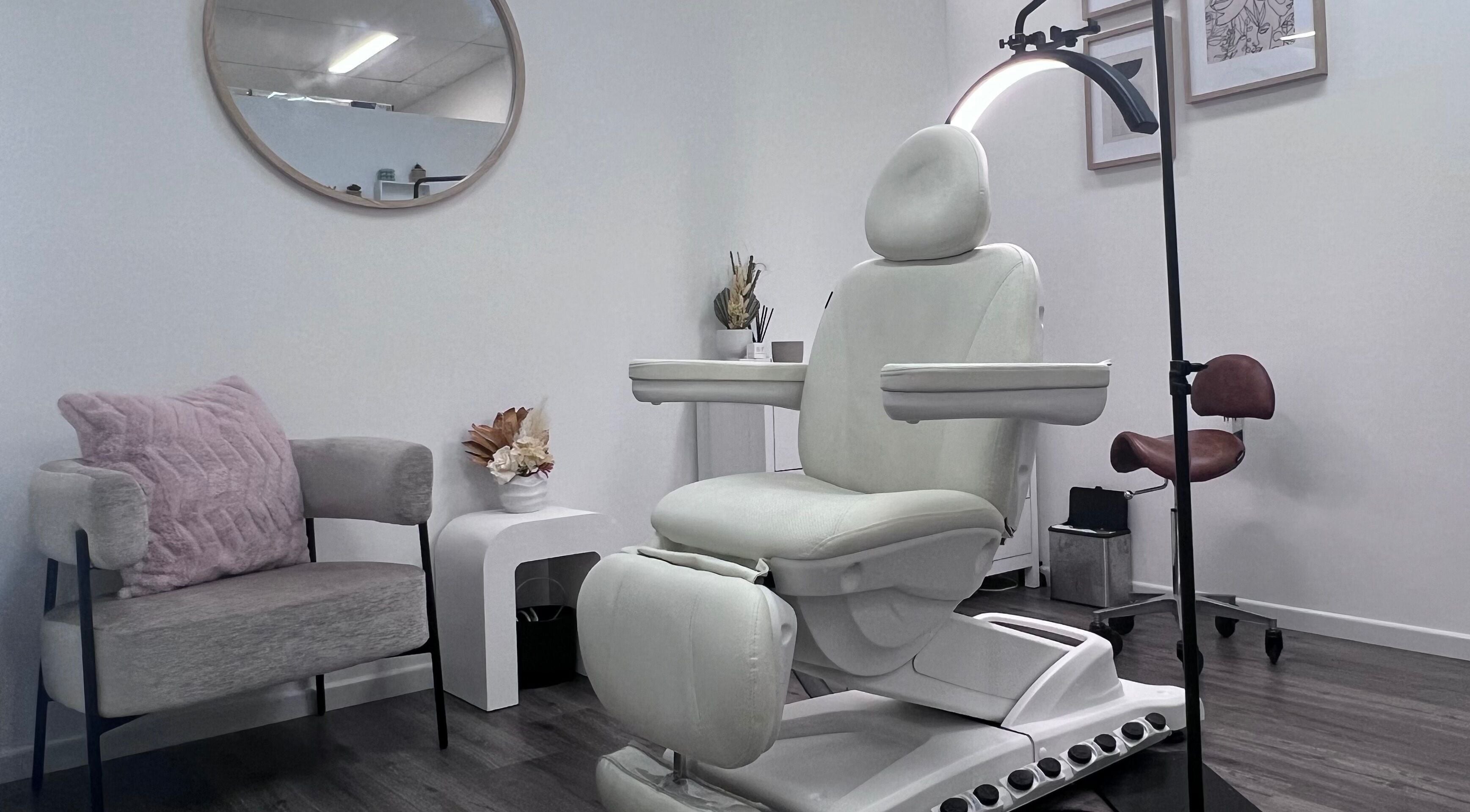 Comfortable spa chair at Bare Beauté, Mareeba, Queensland, AU, offering a tranquil beauty experience.