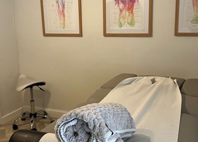 Comfortable therapy room at Therapy and Performance Clinic- Stratford in Stratford-upon-Avon, England, GB.