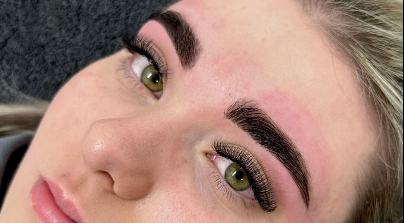 Perfectly styled eyebrows and lashes at Willow and Sage Beauty, Moss Vale, New South Wales, AU.