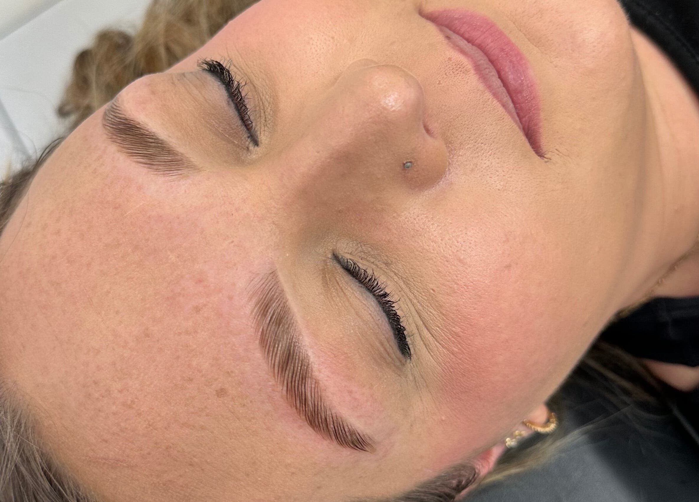 Perfectly shaped brows at Willow and Sage Beauty, Moss Vale, New South Wales, AU.