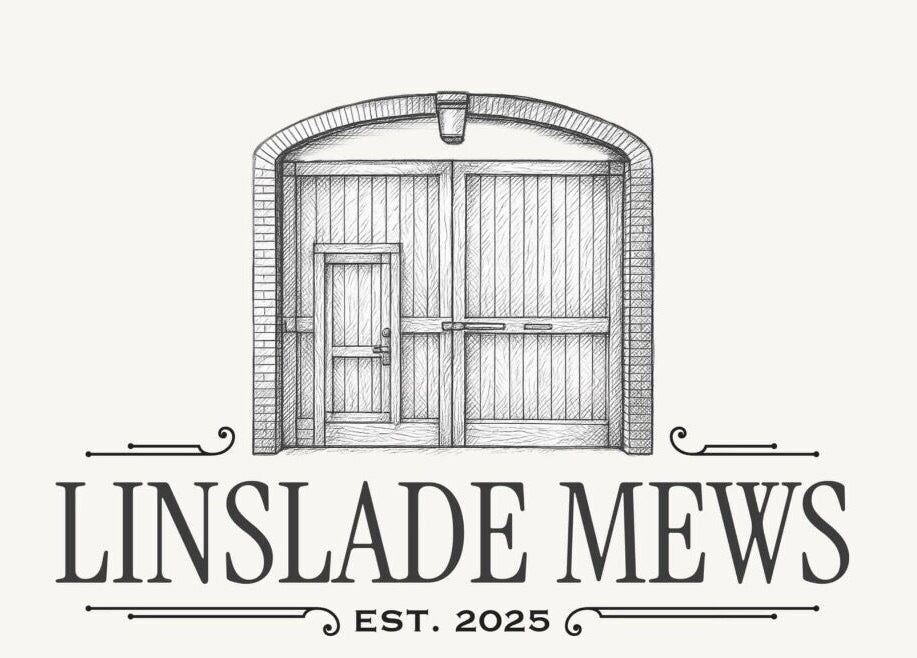 Illustrated entrance of Linslade Mews near Expressions Beauty Studios, Leighton Buzzard, England, GB.