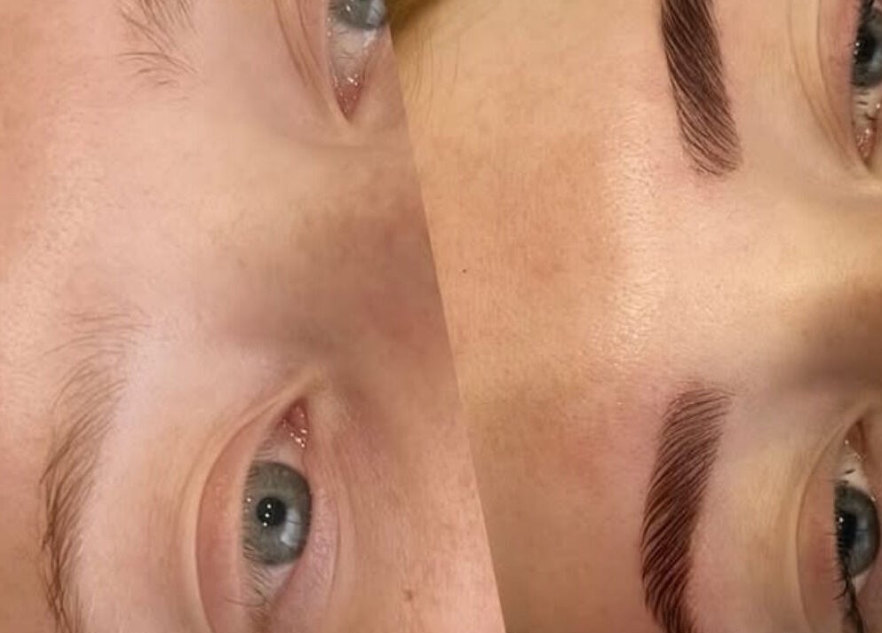 Perfectly shaped brows at The Glowing Complexions, Wanniassa, Australian Capital Territory, AU.