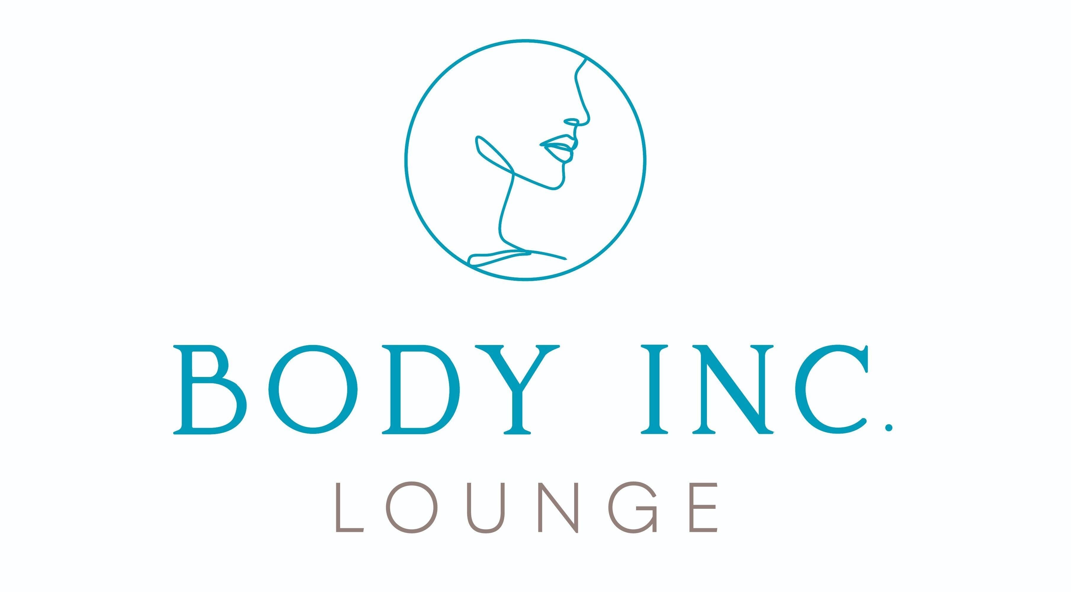 Body Inc. Lounge logo featuring facial outline, located in Dagenham, England, GB.