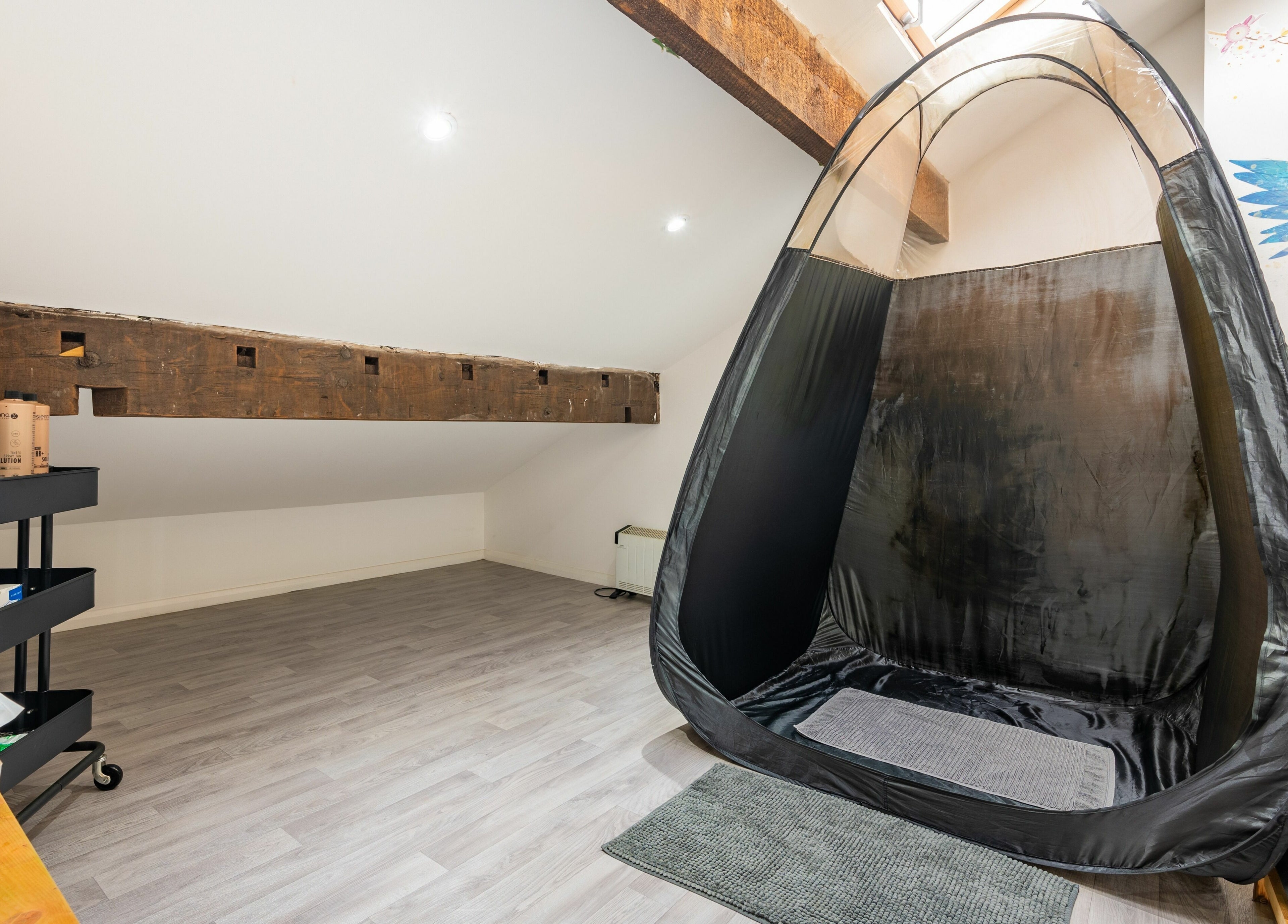 Private treatment area at Radiate Health and Beauty, Stockport, England, GB, featuring a serene setting.