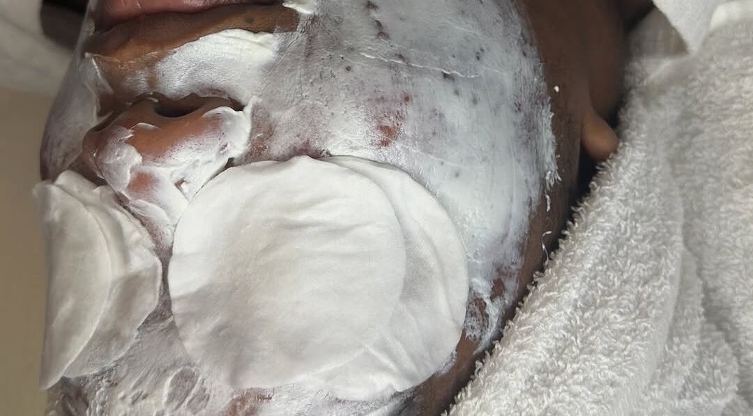 Luxurious facial treatment at Created by Lonna Skin and Body Spa, Belleville, New Jersey, US.