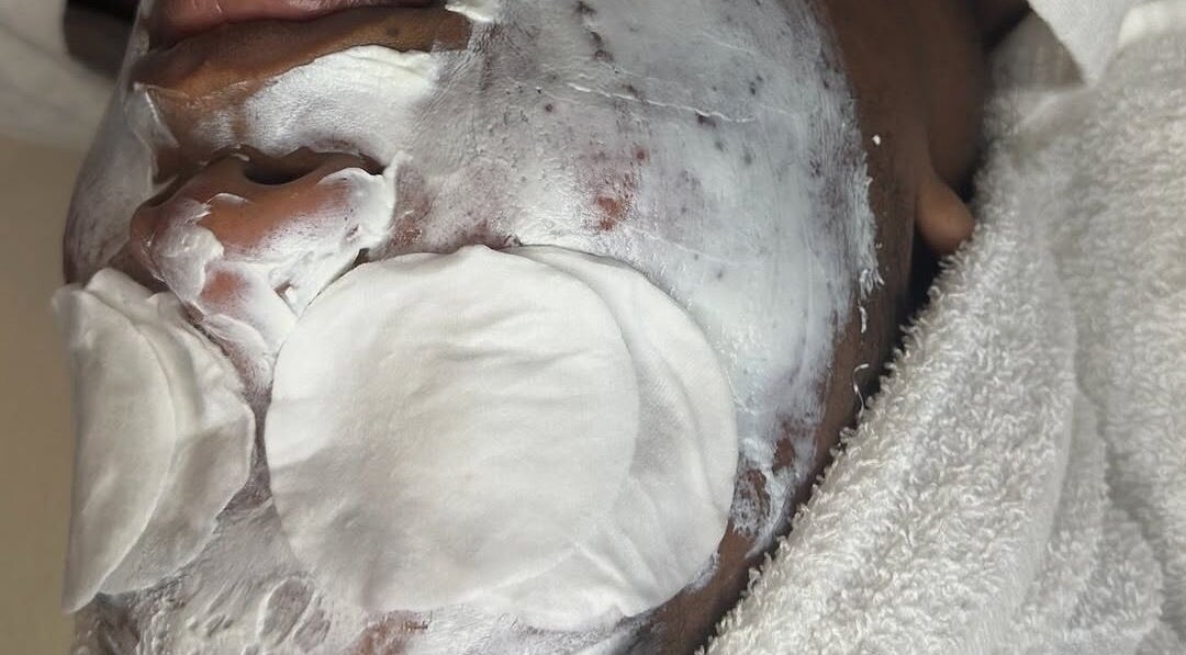 Luxurious facial treatment at Created by Lonna Skin and Body Spa, Belleville, New Jersey, US.