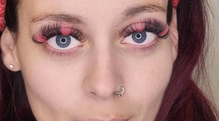 Close-up of vibrant lash extensions from Vivid Lashes in South Salt Lake, Utah, US.