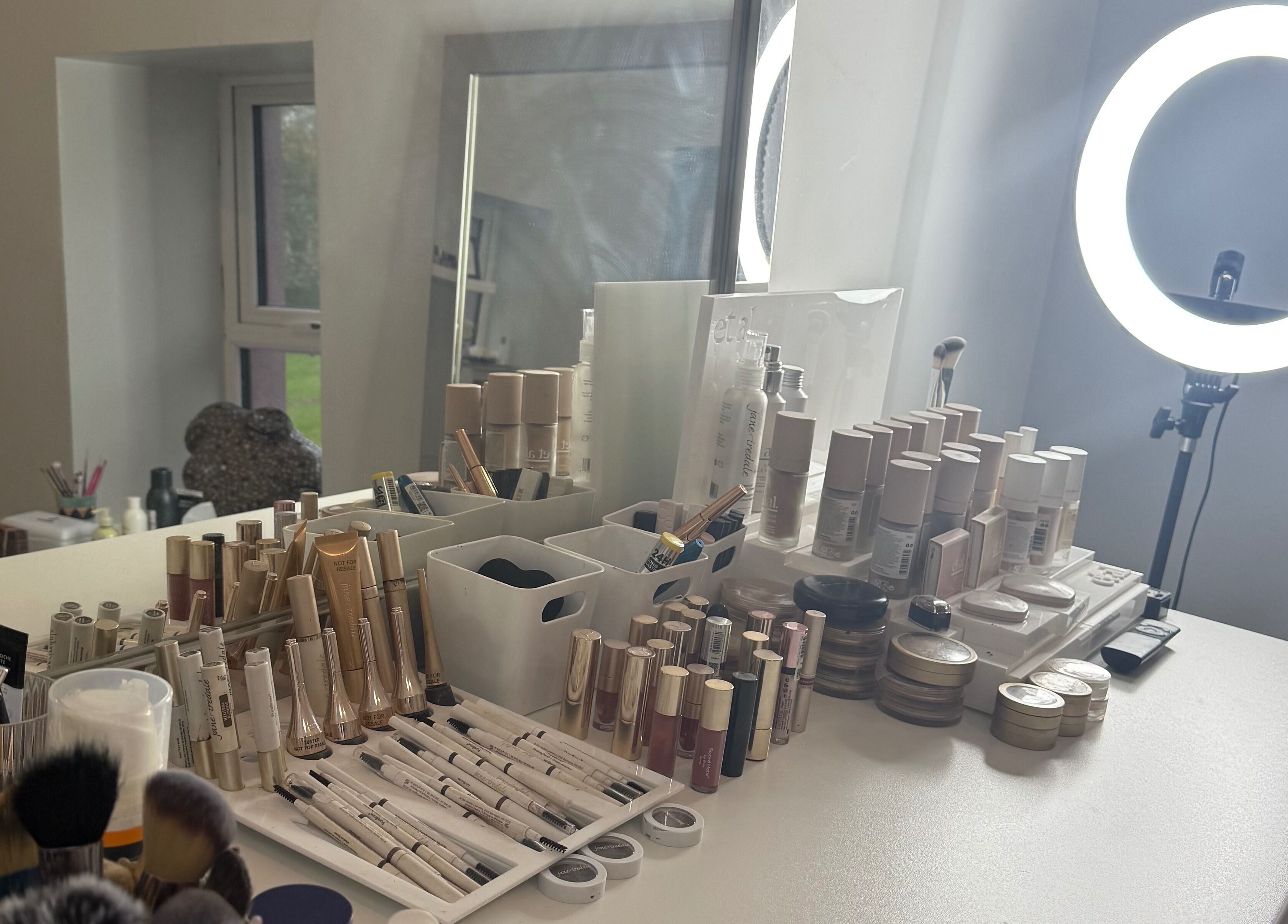 Makeup products elegantly arranged at Be Yourself, County Wexford, County Wexford, IE.