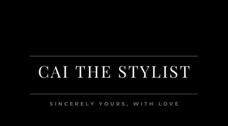 Chic black and white logo of Cai The Stylist, Benoni, Gauteng, ZA, showcasing elegance and style.