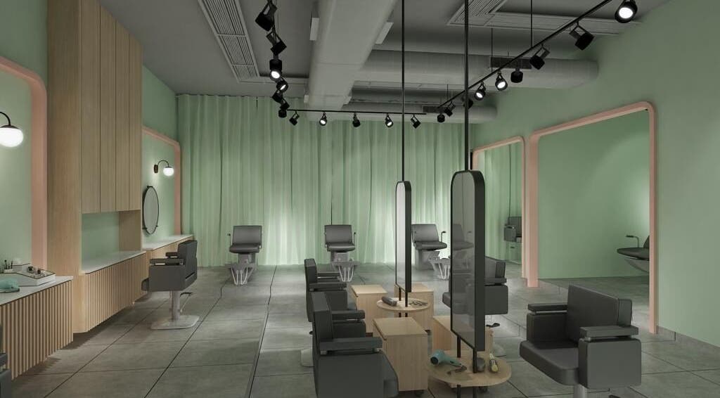 Modern interior of Fetouna Women Salon in Dubai, AE, featuring chic styling chairs and elegant lighting.